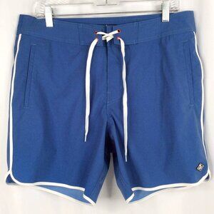 Sperry Swim Trunk‎ Mens Size Medium Blue Mesh Brief Lined Shorts